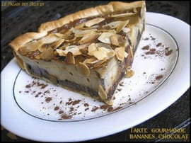 Tarte chocolat-banane