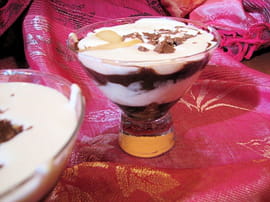 Verrine tout chocolat aux poires