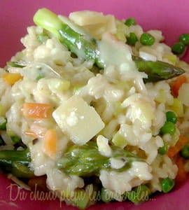 Risotto aux asperges vertes et au parmesan