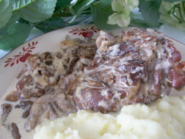 Souris d agneau � la cr�me d ail