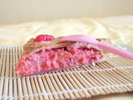 Galette des rois aux pralines roses