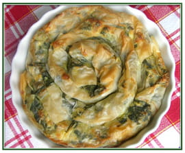Banitza verte aux �pinards frais et feta