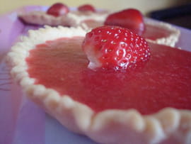 Tarte aux fraises l�g�re