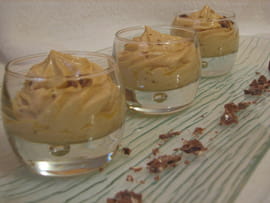 Mousse au dulce de leche truff�e de toblerone
