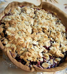 Tarte savoureuse � la framboise