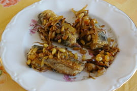 Sardines in saor (sardines marin�es)