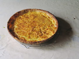 Quiche lorraine au fromage