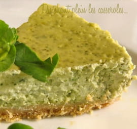 Cheesecake cresson-menthe