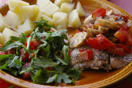 Filet de lieu noir au four