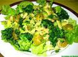 Salade et courgette