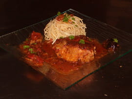 Longe de porc � la tomate