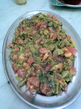 Salade de tomates aux poivrons