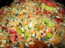 Boulghour aux l�gumes