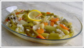 Poireaux � l huile d olive