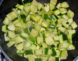 Po�l�e de courgettes l�g�re