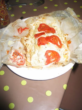 Papillotte de poulet � la noix de coco