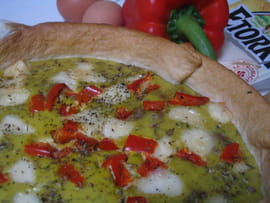 Quiche aux pois cass�s