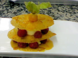 Mille-feuille � la framboise