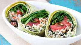 Wrap v�g�tal au quinoa