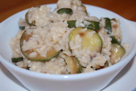 Risotto aux courgettes