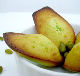Madeleines � la pistache
