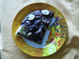 Pizza banane chocolat
