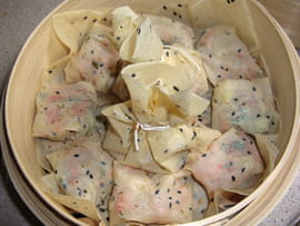 D�lices vapeur au saumon et l�gumes