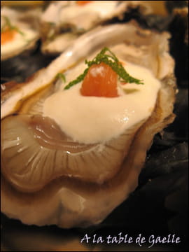 Huitres � la ricotta et au citron vert