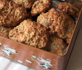 Banana oatmeal cookies