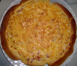 Quiche lardons-fromage