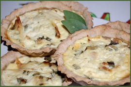 Tartelettes poulet et ricotta � la sauge