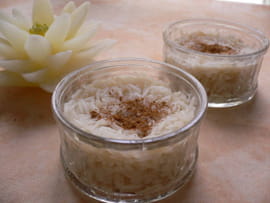 Riz au lait au lait de riz