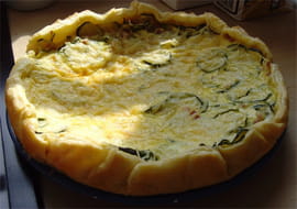 Quiche aux courgettes
