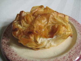 Petites croustades � la rhubarbe