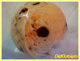 Glace banane, coco, p�pites de chocolat
