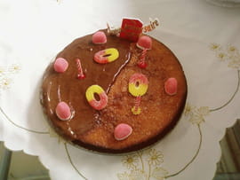 G�teau au chocolat et aux pommes