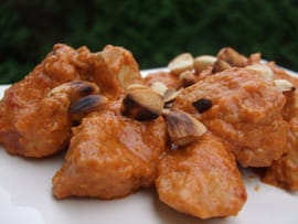 Curry de porc aux amandes