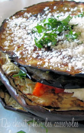 Mille-feuille d aubergines � l italienne