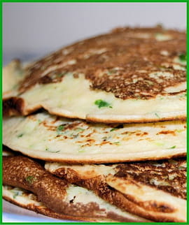Blinis � la courgette