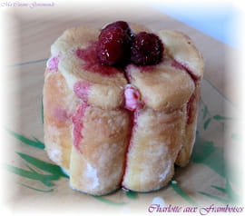 Charlotte light aux framboises