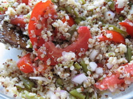 Salade au quinoa gourmand