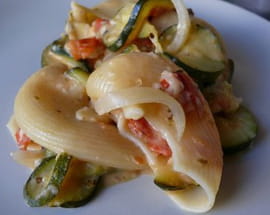 Lumaconi farcis aux courgettes
