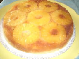 G�teau � l ananas au caramel au micro -ondes