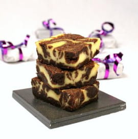 Brownie cheesecake