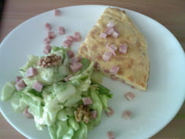 Quiche lorraine sans p�te