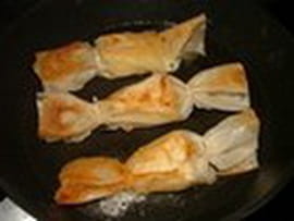 Croustillant de ch�vre au miel