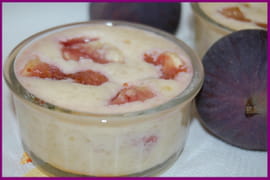 Cr�me d amandes aux figues fra�ches