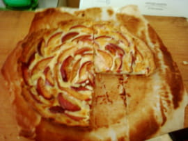 Tarte aux nectarines