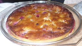 Clafoutis aux prunes et  � la poudre d amande