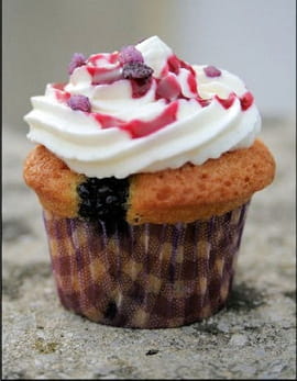Cupcakes aux m�res